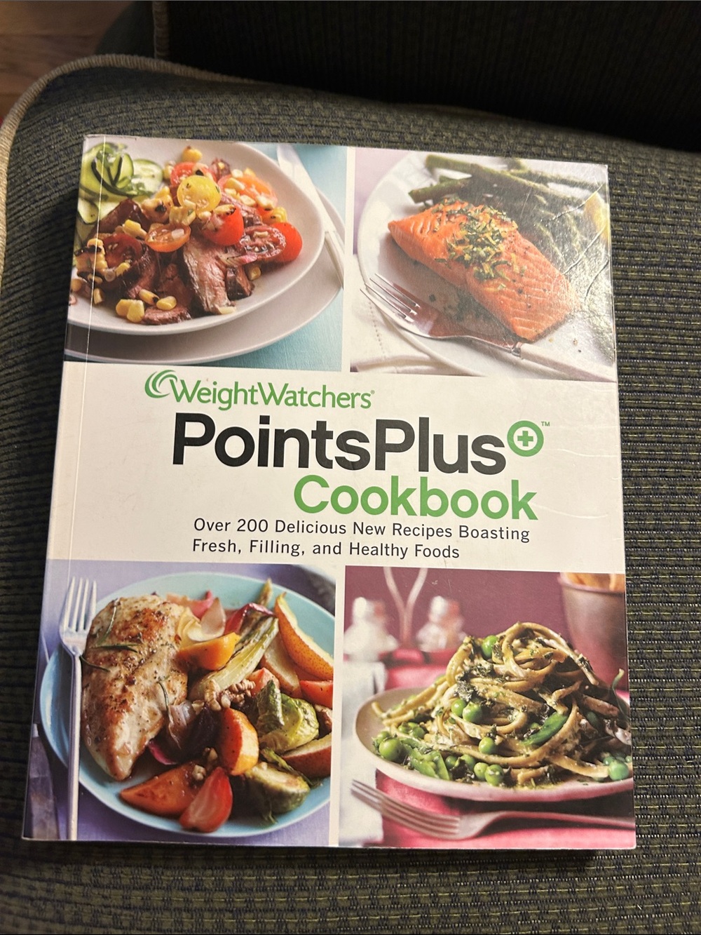 Weight Watchers PointsPlus Cookbook - White & Green Cover
